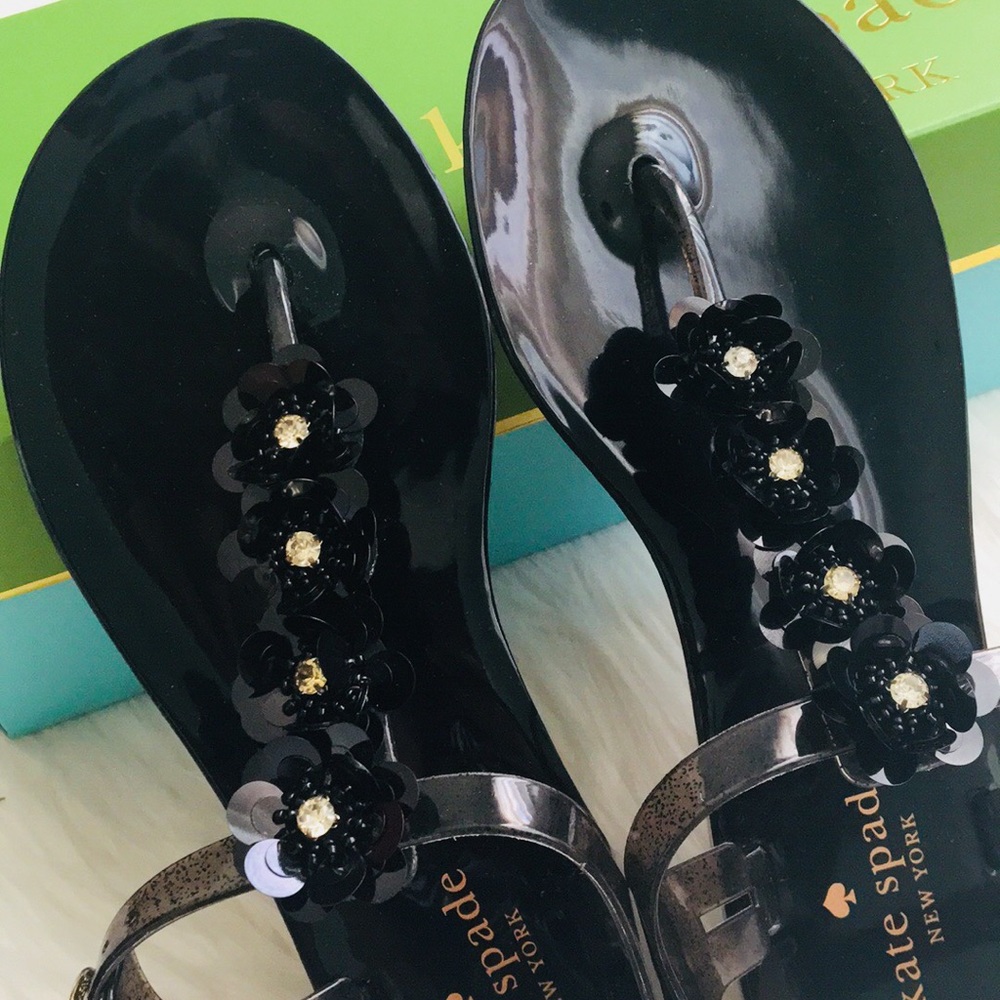 LAST ONE- NIB Kate Spade Farrah Jelly Sandals - Picture 4 of 6